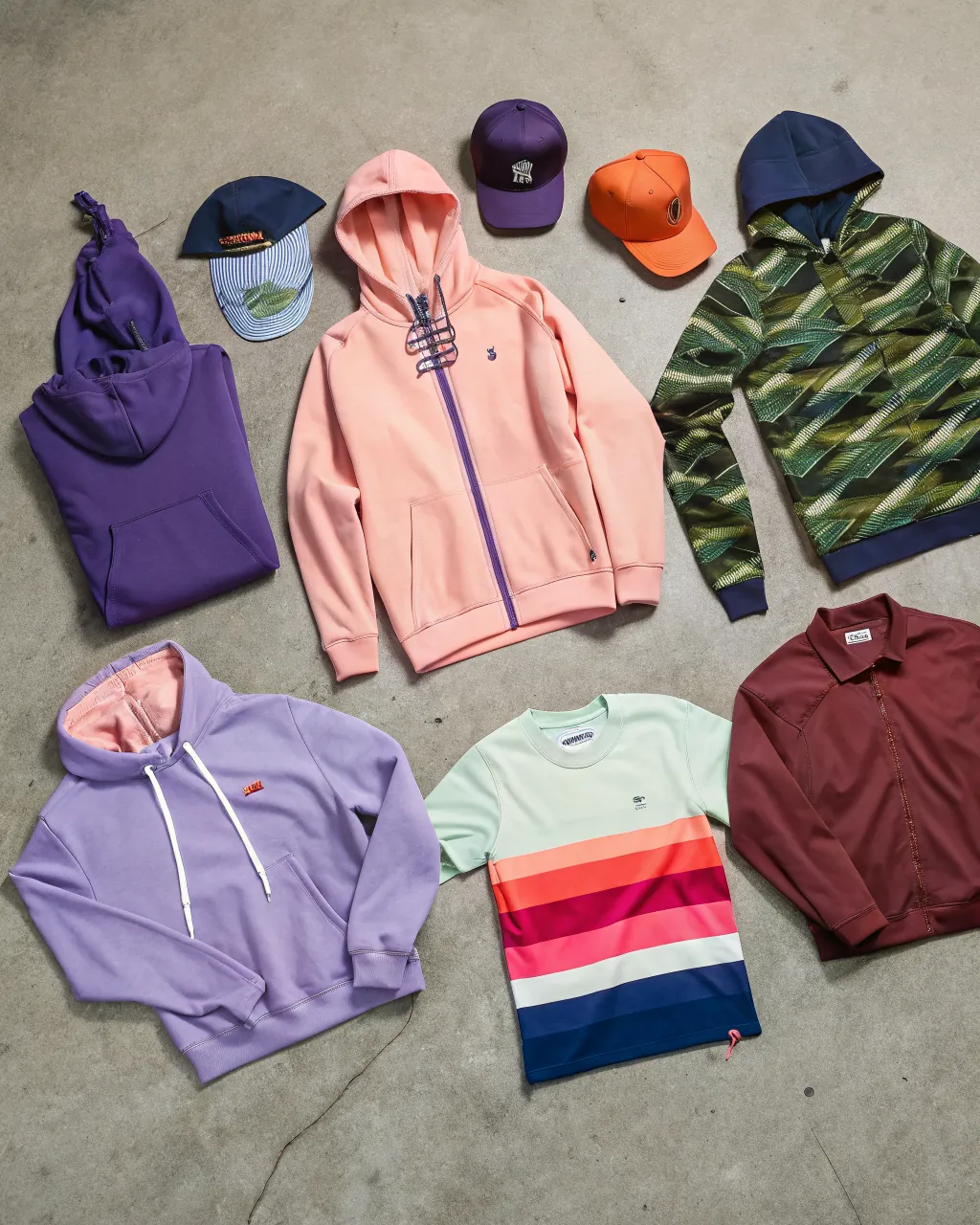 PAID TIME OFF capsule flat lay