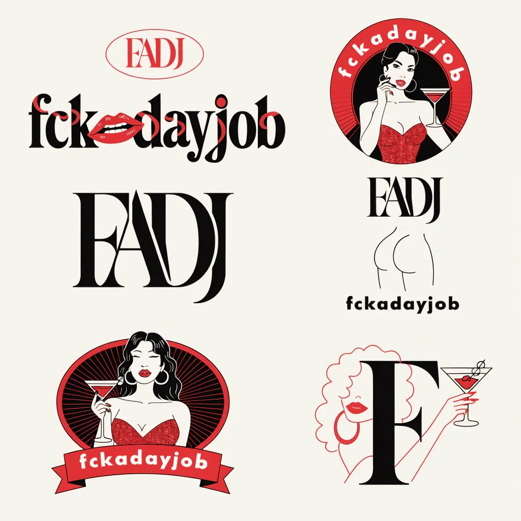 fckadayjob — logo variations vol.2