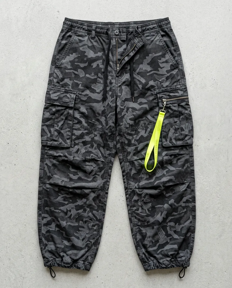 camo cargo pants