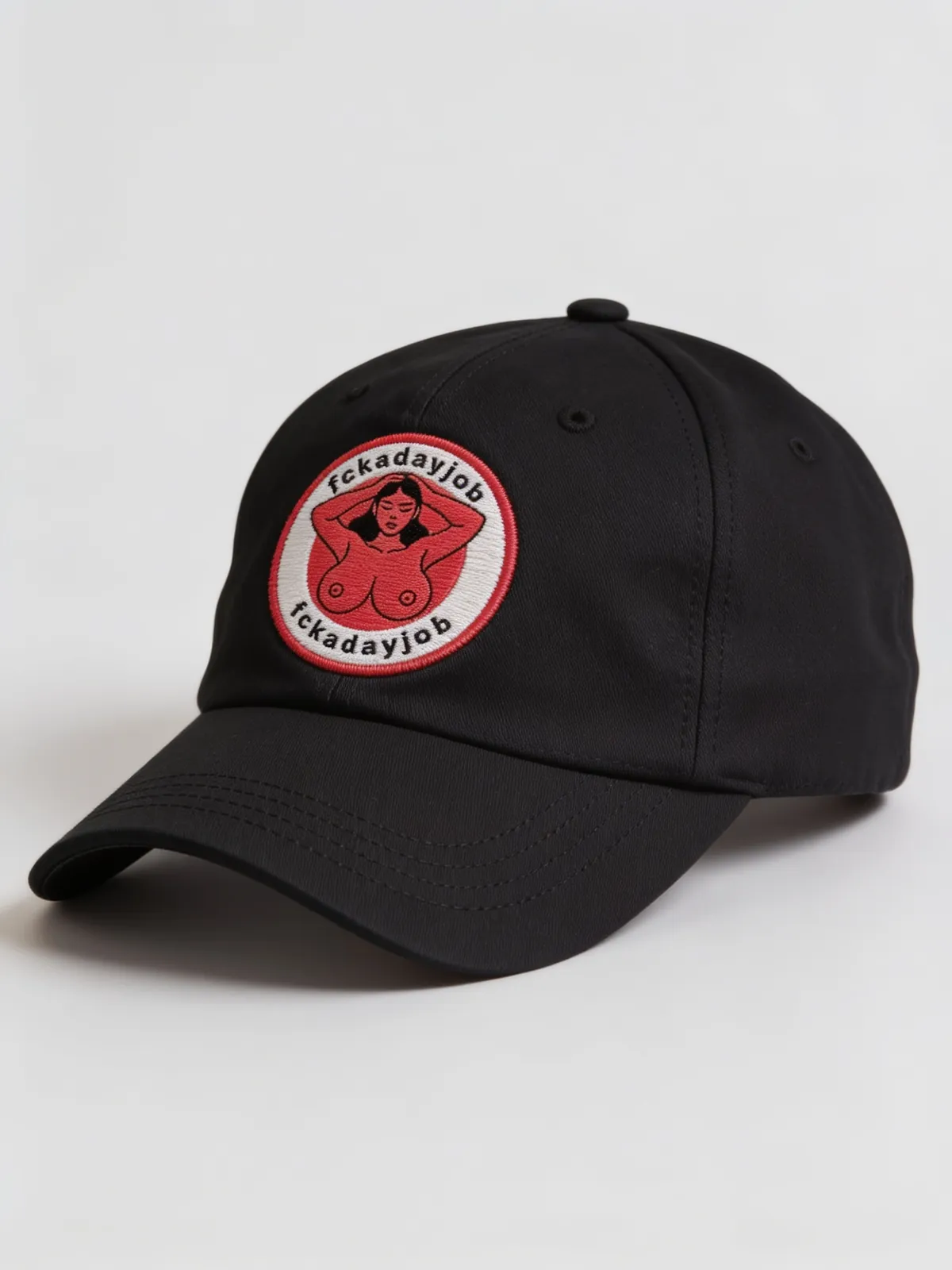 Pinup badge cap — render