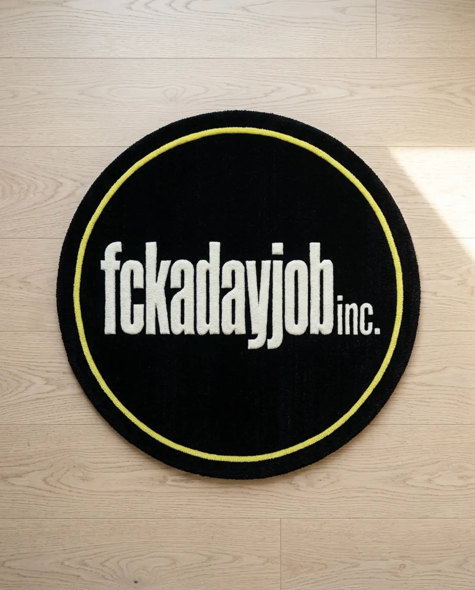 fckadayjob inc. round rug