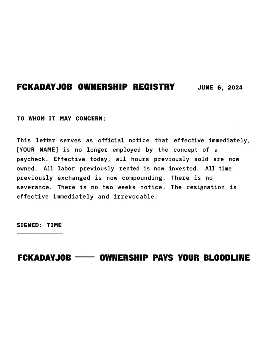 OWNERSHIP REGISTRY — screen-print art