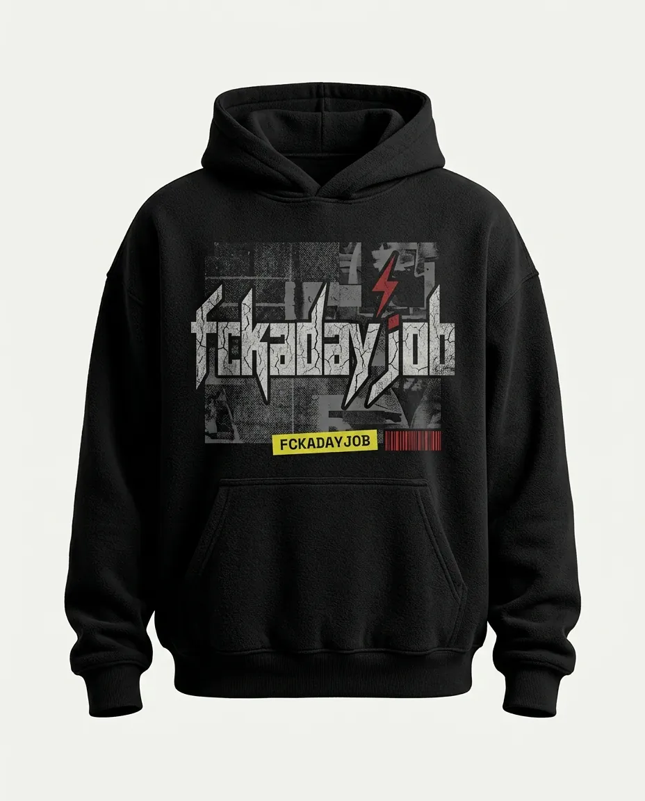 Leaked sample — distressed metal hoodie
