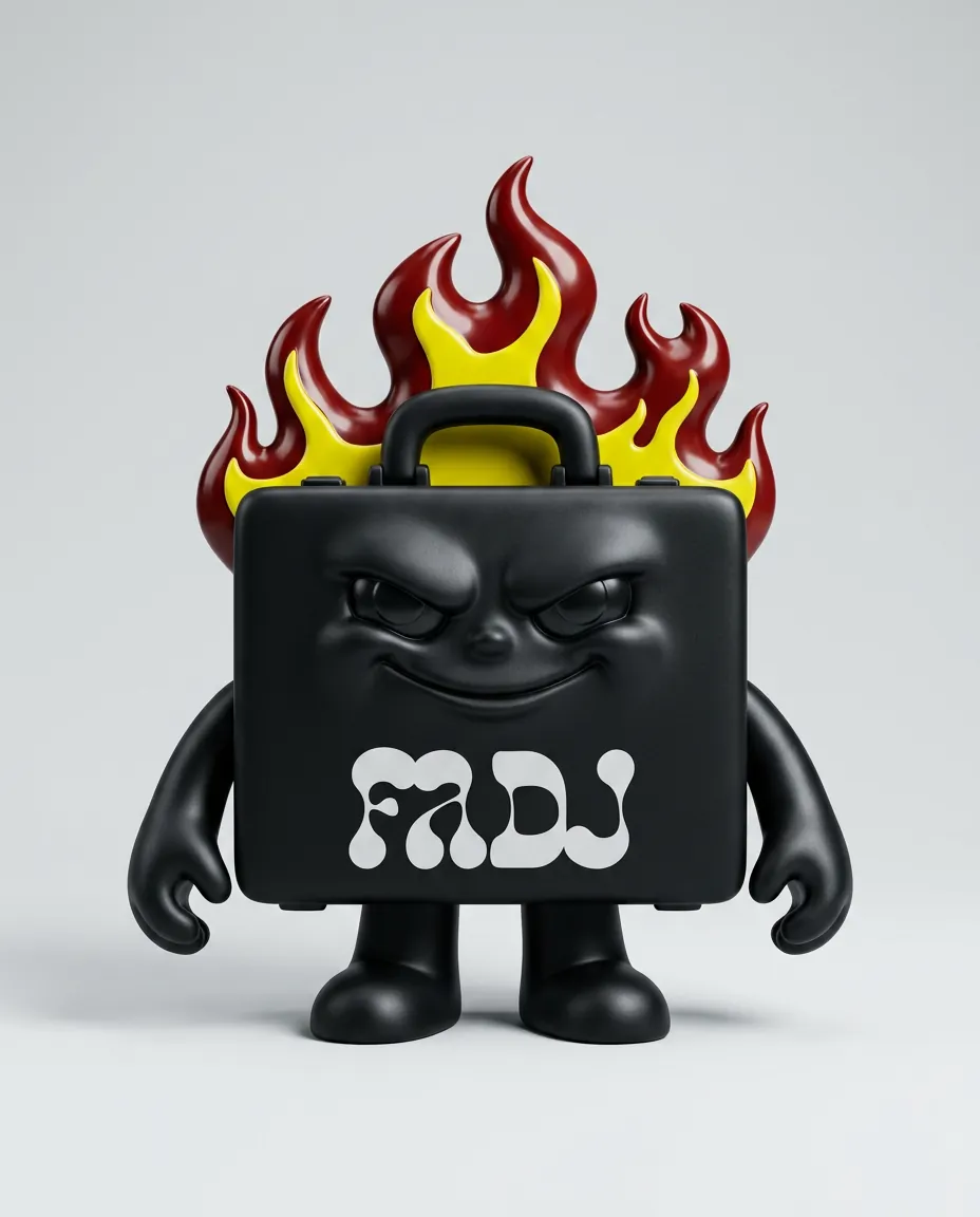 Leaked sample — FADJ vinyl figure