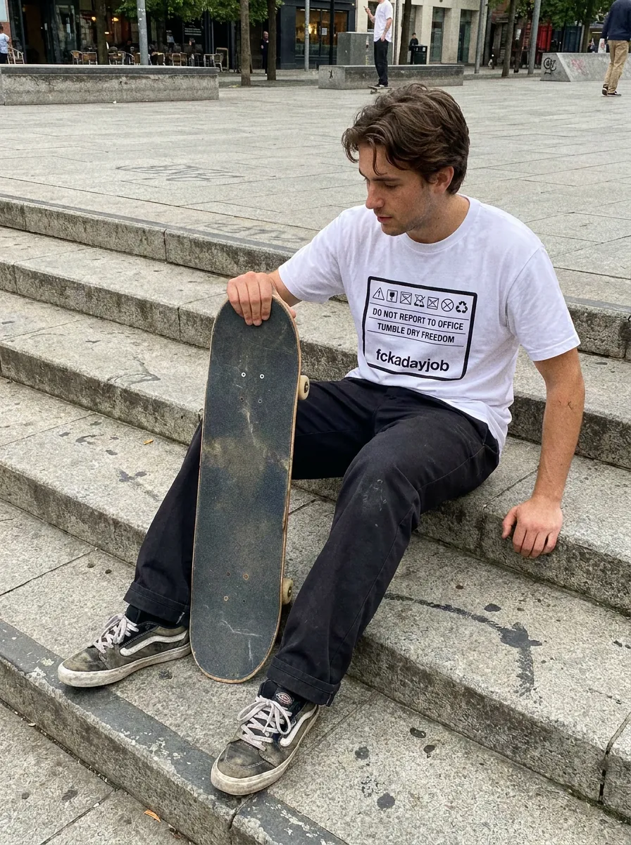 Do Not Report To Office tee — skate spot