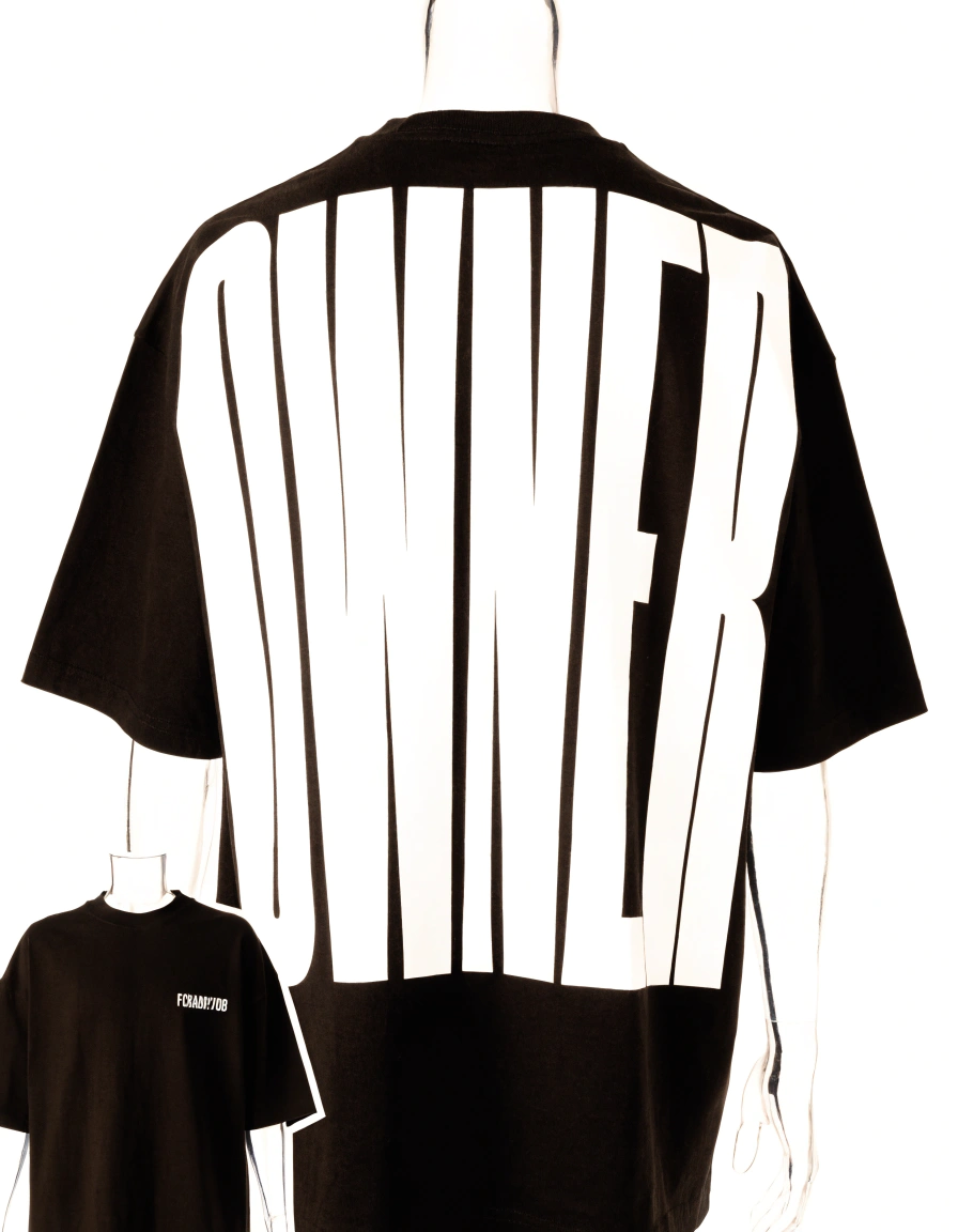 OWNER tee — extended condensed type